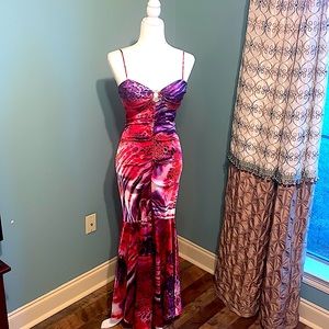 Satin Mermaid ball gown